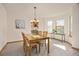 Bright dining area featuring a wooden table, chairs, and natural light from the windows at 6506 S Robb Way, Littleton, CO 80127