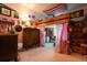 Unique bedroom featuring a creative loft bed design, playful decor, and ample storage solutions at 19258 E Kansas Dr, Aurora, CO 80017