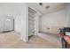 Unfinished basement view showcasing open space with potential for customized storage or living area at 1723 Robb St # 43, Lakewood, CO 80215