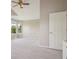 Bright bedroom with large windows, neutral walls, and ceiling fan at 19157 E Progress Ave, Centennial, CO 80015