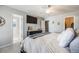 Relaxing main bedroom with a luxurious bed, dresser, and elegant decor for a peaceful retreat at 9377 Weeping Willow Ct, Highlands Ranch, CO 80130