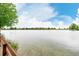 Scenic lake view framed by lush trees and glimpses of homes in the distance at 619 Brennan Cir, Erie, CO 80516