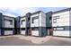Townhouse exteriors, showing architectural details and clean landscaping at 722 W 6Th Ave, Denver, CO 80204
