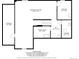 Basement level floor plan with recreation room, bonus room, storage and laundry area for convenience at 5537 Lake Gulch Rd, Castle Rock, CO 80104