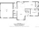 Detailed floor plan showcasing layout of first floor with room dimensions and garage location at 5537 Lake Gulch Rd, Castle Rock, CO 80104