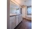 Bathroom with double vanity and light wood cabinets at 13616 Garfield St # B, Thornton, CO 80602