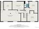 Detailed floor plan showcases the layout of this home's basement level with recreation and electrical rooms at 206 Cedar St, Hudson, CO 80642