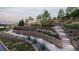 Beautifully landscaped terraces and pathways create a serene and inviting outdoor environment at 2021 Grayside Cir, Castle Rock, CO 80109