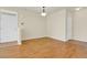 Dining area with hardwood floors and ample natural light at 8915 Federal Blvd # 104, Westminster, CO 80260