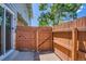 Backyard gate and patio area at 1211 W 112Th Ave # B, Denver, CO 80234