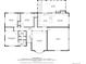 Detailed floor plan showcasing layout of the home, including room dimensions and relationships at 8530 W Jefferson Ave, Denver, CO 80235