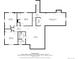 Basement Floor plan details room dimensions and square footage of living spaces at 8530 W Jefferson Ave, Denver, CO 80235