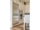 Modern kitchen featuring stainless appliances and granite countertops at 5455 Landmark Pl # 1009, Greenwood Village, CO 80111