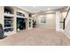 Finished basement area featuring an office setup and natural light through a window at 19634 E Clear Creek Trl, Parker, CO 80134