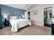 Vaulted ceiling bedroom with a walk-in closet and ensuite bathroom at 19634 E Clear Creek Trl, Parker, CO 80134