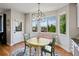 Cozy dining area with a breakfast nook and bright window at 879 Quintana Ln, Erie, CO 80516