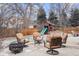 Outdoor patio area featuring comfortable seating, fire pit, and play set at 5708 S Galena St, Greenwood Village, CO 80111