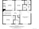 Second floor home plan shows bedrooms, bathrooms and hall in home at 5708 S Galena St, Greenwood Village, CO 80111