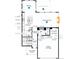 Detailed floor plan showcasing the layout of the kitchen, great room, and garage at 8981 Bellsong Circle Cir, Littleton, CO 80125
