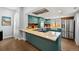 Sleek kitchen with modern appliances, granite countertops, and custom cabinetry at 2322 Arapahoe St, Denver, CO 80205
