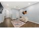 Comfortable living room with stylish decor, hardwood floors, and great natural light at 2322 Arapahoe St, Denver, CO 80205