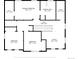 Detailed floorplan showcasing the layout of the home, including room dimensions and spatial relationships at 201 Shenandoah Way, Brighton, CO 80603