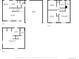 Home floor plan showcasing layout of the first, second and third floor at 17212 E Oberlin Pl, Aurora, CO 80013