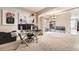 Bright, open office space features a glass desk and modern decor for a productive atmosphere at 5136 S Ceylon St, Centennial, CO 80015