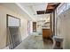 Unfinished basement with sink, shelving, and exterior vent at 396 S Troy St, Aurora, CO 80012