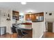 Updated kitchen featuring wood cabinets and a large island at 9581 Green Ct, Westminster, CO 80031