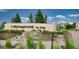 Well-maintained HCA HealthONE Sky Ridge facility with a manicured landscape and clear signage at 10328 Bluffmont Dr, Lone Tree, CO 80124