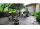 Outdoor patio with a trellis, plants, and furniture at 10328 Bluffmont Dr, Lone Tree, CO 80124