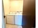 Convenient laundry room featuring a washer and dryer at 1870 S Pitkin Cir # B, Aurora, CO 80017