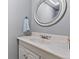 This powder room has a single vanity at 9044 E Nassau Ave, Denver, CO 80237