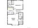 Upstairs floor plan featuring the Primary suite, bath, walk in closet, and bedroom layout at 210 S Old Hammer Ct, Aurora, CO 80018