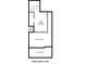 Basement floor plan, featuring a mechanical cellar, crawl space, and indicated locations of sump pump and water heater at 838 N Cherry St # 1, Denver, CO 80220