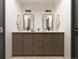 Stylish bathroom features double sinks with modern fixtures and a sleek vanity, creating a spa-like atmosphere at 838 N Cherry St # 1, Denver, CO 80220