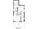 Third level floor plan highlights two bedrooms, a bathroom, laundry area, and a shared deck, ideal for relaxation at 838 N Cherry St # 1, Denver, CO 80220