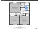 Second floor plan showing primary bedroom, two bedrooms, hall, walk-in closet, and bathroom at 807 Mobile St, Aurora, CO 80011