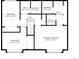 Floorplan featuring bedrooms, bathrooms, showers, a walk-in closet, and a hall at 8433 S Painted Sky St, Highlands Ranch, CO 80126