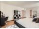 Spacious bedroom with a serene atmosphere, showcasing a tidy layout and ample natural light at 8225 Fairmount Dr # 104, Denver, CO 80247