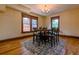 Elegant dining room featuring a modern table and chairs, perfect for Gathering gatherings and dinner parties at 131 Fox St, Denver, CO 80223