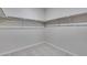 Walk-in closet features ample shelving and storage space at 9973 Worchester St, Commerce City, CO 80022
