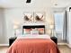 Comfortable bedroom featuring stylish decor, lots of light and calm color palette at 17630 W 94Th Dr, Arvada, CO 80007