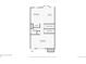 Floor plan of the first story featuring living room, kitchen, dining room and bathroom with dimensions at 544 Vance St, Lakewood, CO 80226