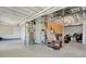 Unfinished basement with exposed pipes, furnace, and potential for customization at 5166 Trails Edge Ln, Castle Rock, CO 80104