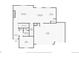 Floor plan showcasing the first floor layout, including the Gathering room, kitchen, office, and garage at 5166 Trails Edge Ln, Castle Rock, CO 80104