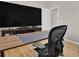 Well-appointed office space featuring a large desk and comfortable office chair at 5166 Trails Edge Ln, Castle Rock, CO 80104