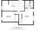 Basement floor plan with utility area, bathroom, basement, and bedroom for spacious living and functionality at 755 S Clay St, Denver, CO 80219