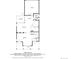 Detailed first floor plan showcasing the layout of the living spaces and the covered outdoor deck at 11367 S Blackthorn Ct, Parker, CO 80134